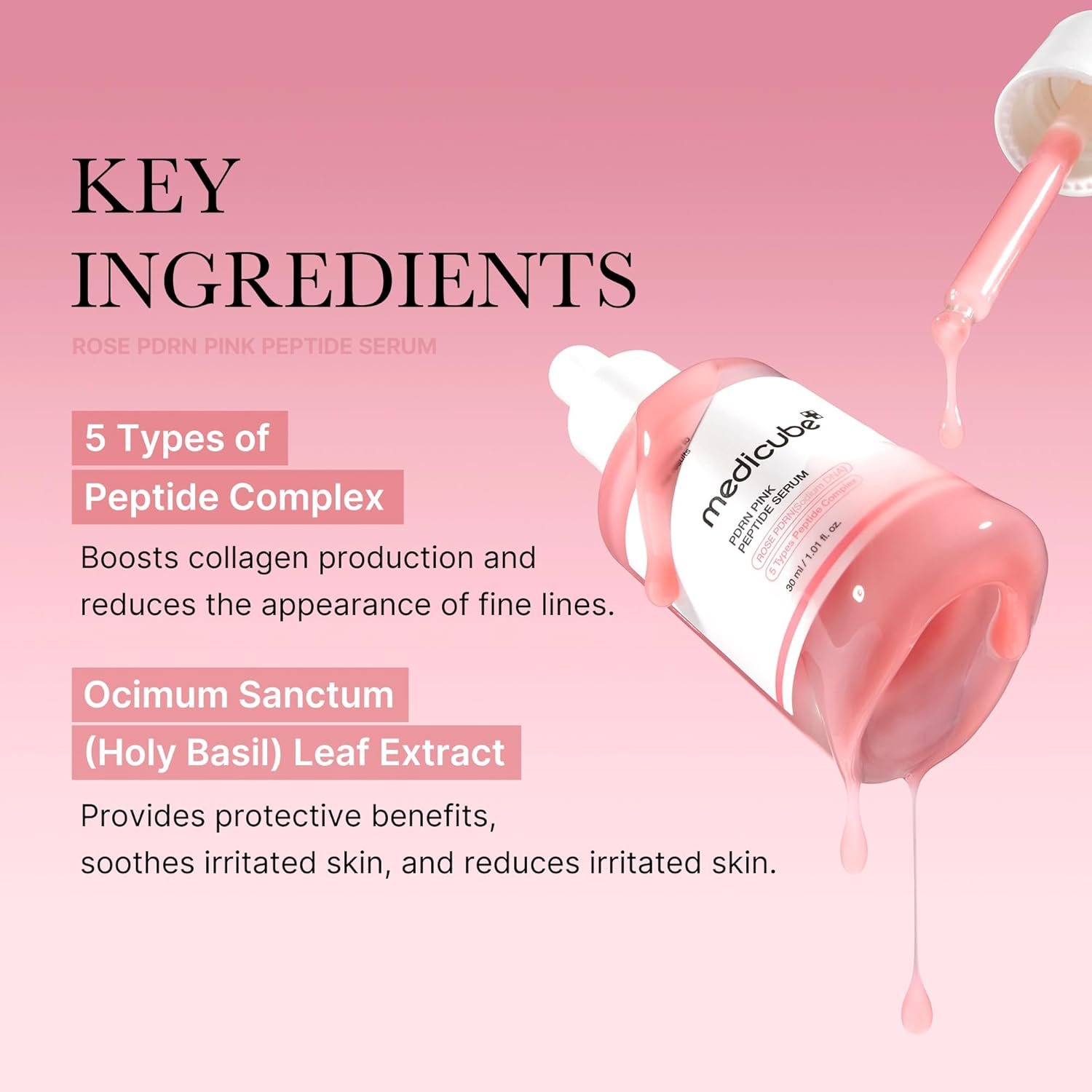Medicube - PDRN Pink Peptide Serum 30 ml - Image 3