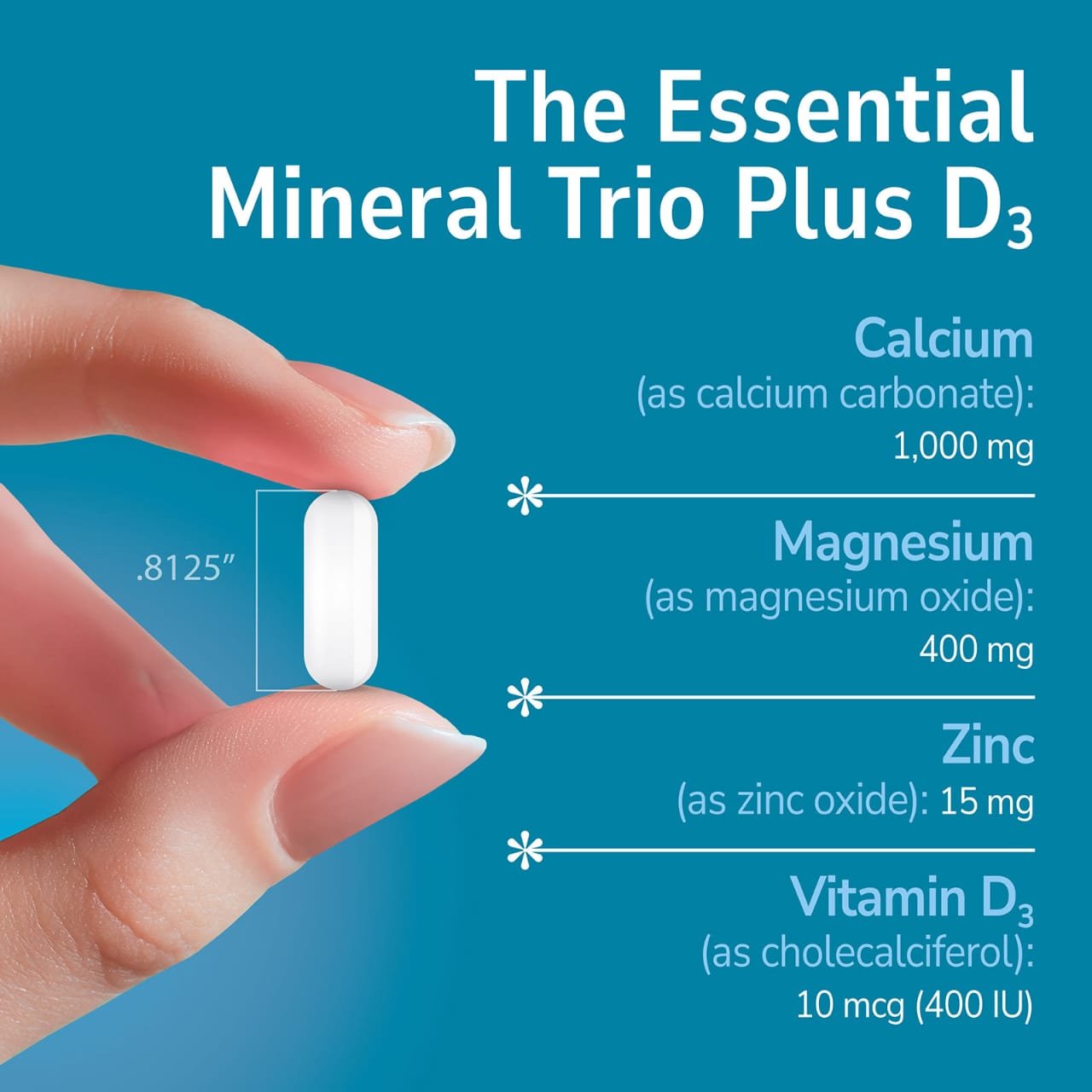 21st Century Calcium Magnesium Zinc + D3, 90 - Image 4