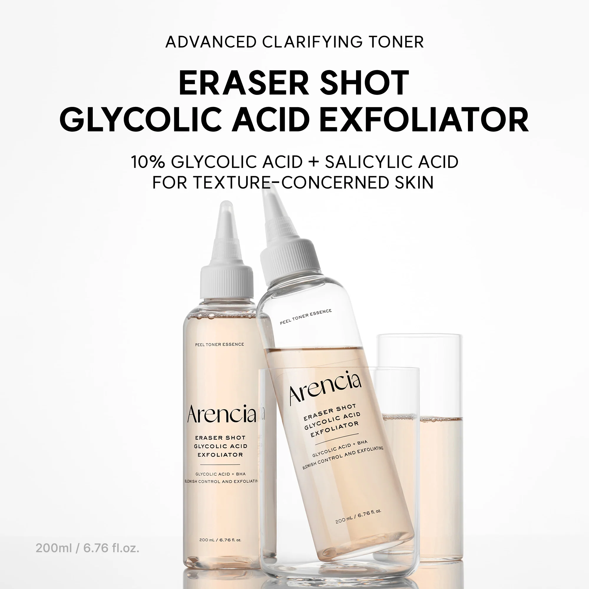 Arencia Eraser Shot Glycolic Acid Exfoliator 200Ml - Image 2
