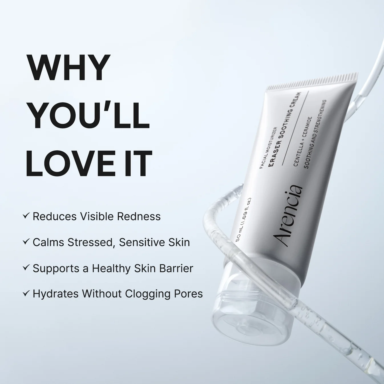 Arencia Eraser Soothing Cream 50Ml - Image 3