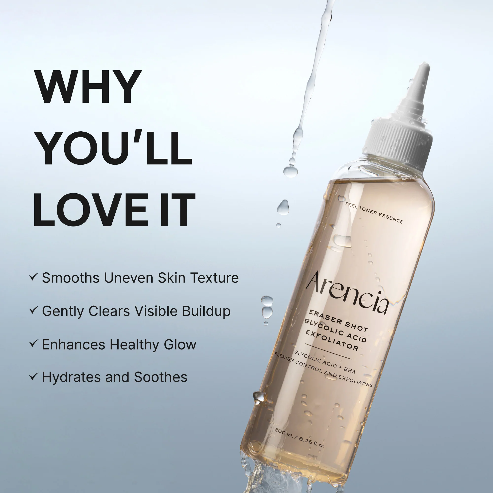 Arencia Eraser Shot Glycolic Acid Exfoliator 200Ml - Image 3