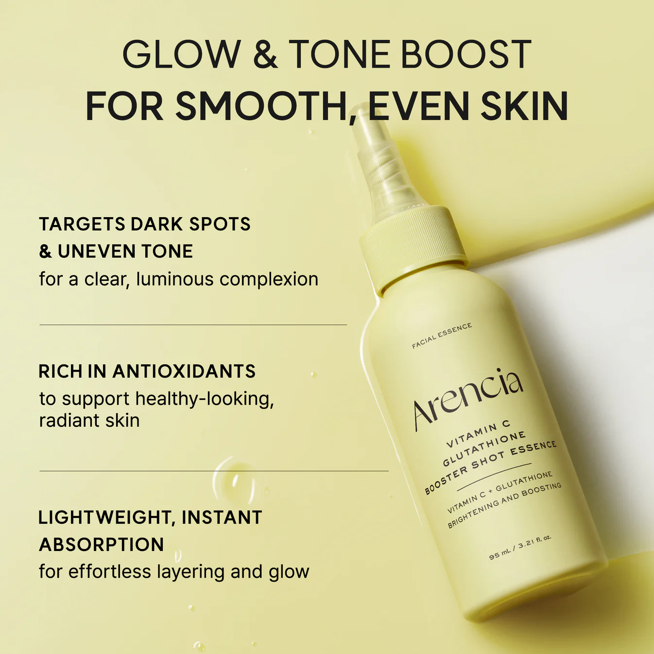 Arencia Vitamin C Glutathione Booster Shot Essence 95Ml - Image 3