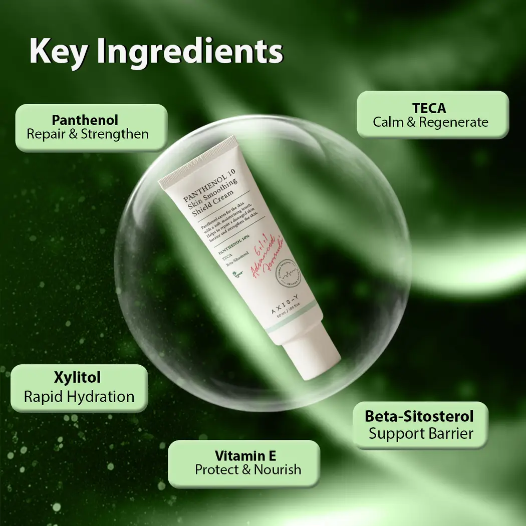 Axis-Y Panthenol 10 Skin Smoothing Shield Cream 50Ml - Image 2