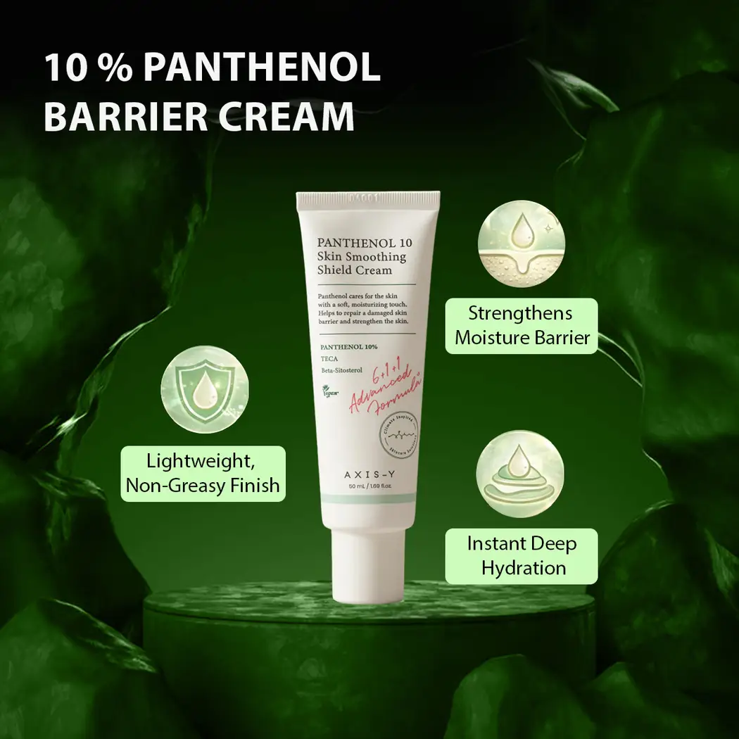 Axis-Y Panthenol 10 Skin Smoothing Shield Cream 50Ml - Image 3