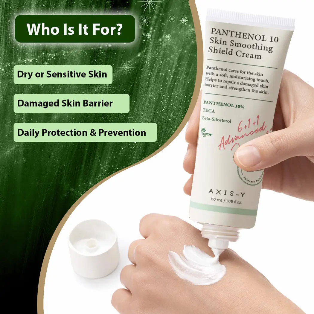 Axis-Y Panthenol 10 Skin Smoothing Shield Cream 50Ml - Image 6
