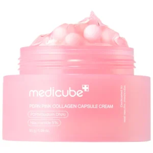 كريم كبسولات الكولاجين الوردي PDRN من Medicube