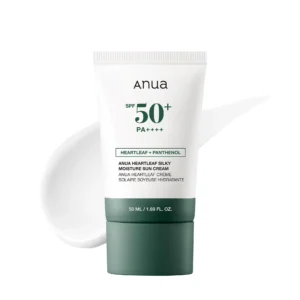 Anua Heartleaf Silky Moisture Sun Cream SPF 50+ PA++++ 50Ml