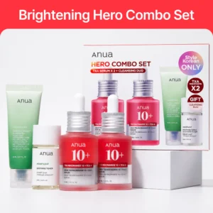 Anua Hero Combo Set - Txa Serum x 2 + Cleansing Duo