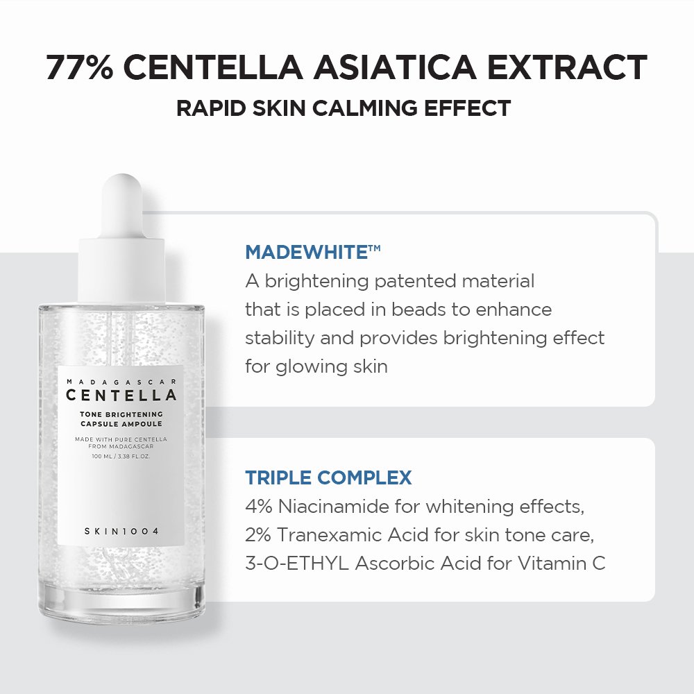 SKIN1004 Centella Tone Brightening Capsule Ampoule 100Ml - Image 4