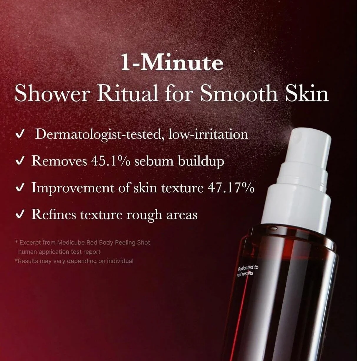 Medicube Red Acne Body Peeling Shot 110g - Image 3