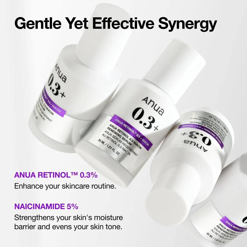 Anua Retinol 0.3% + Niacin Renewing Serum 30Ml - Image 2