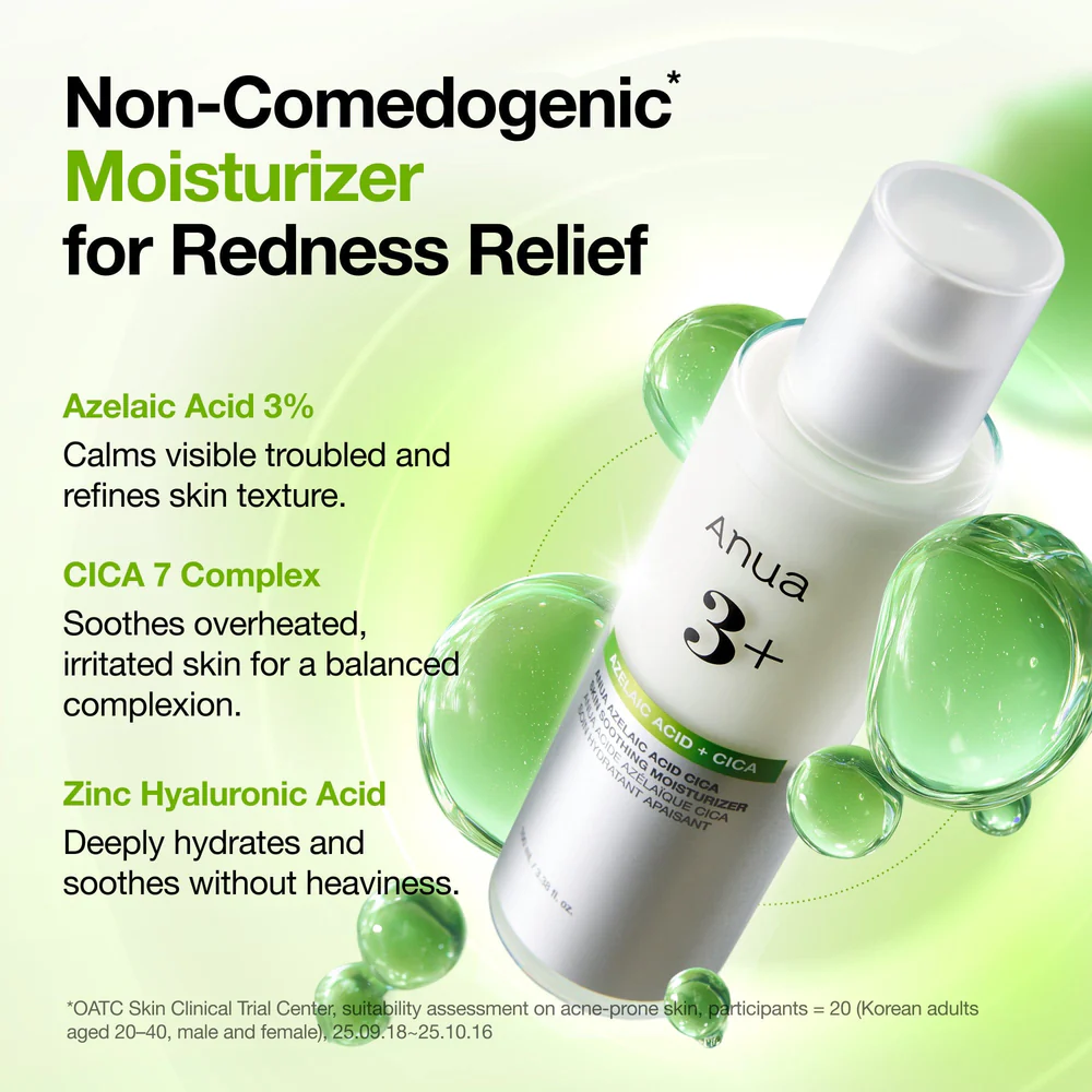 Anua Azelaic Acid + Cica Skin Soothing Moisturizer 100Ml - Image 3