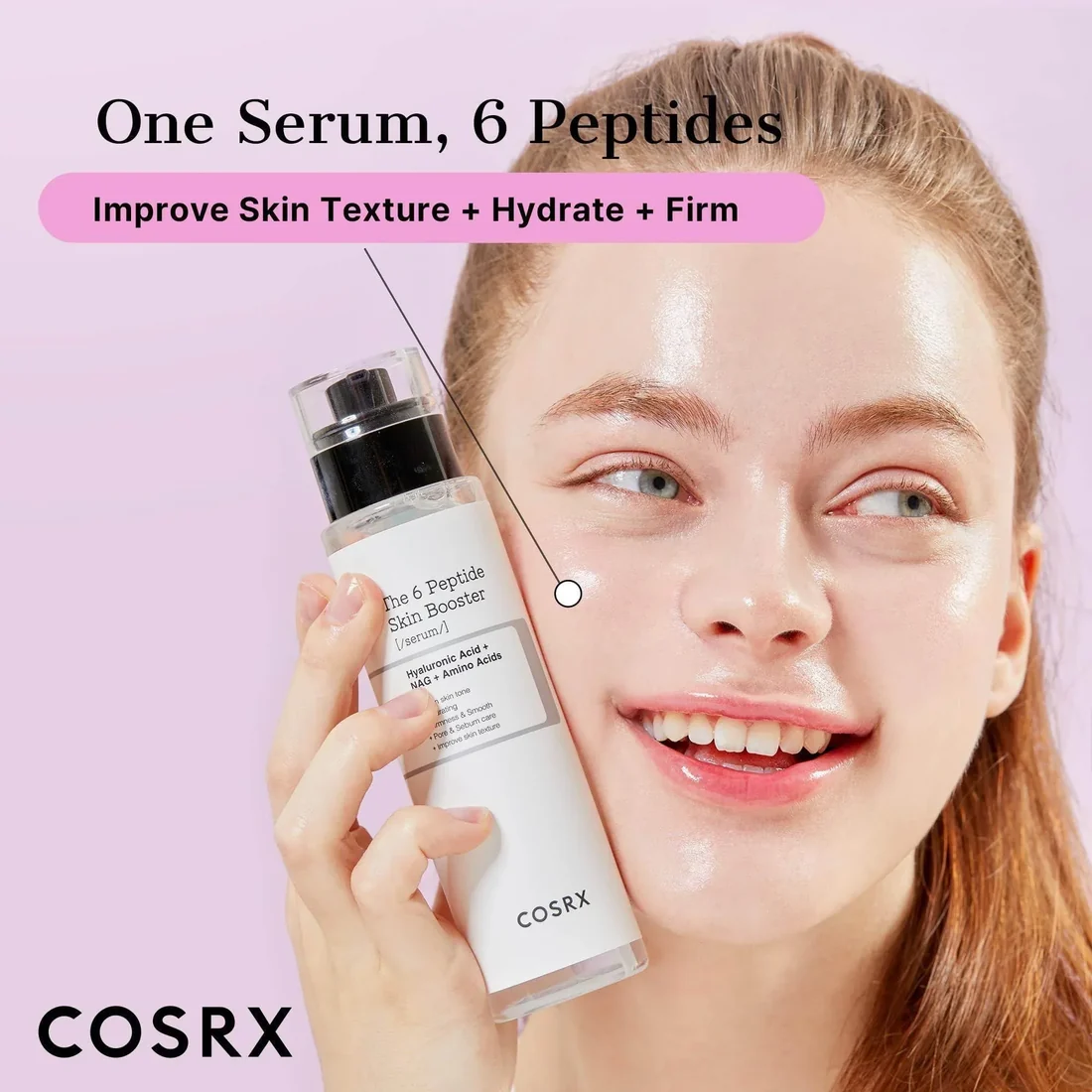 Cosrx The 6 Peptide Skin Booster Serum Hyaluronic + Nag + Amino Acids 150Ml - Image 3