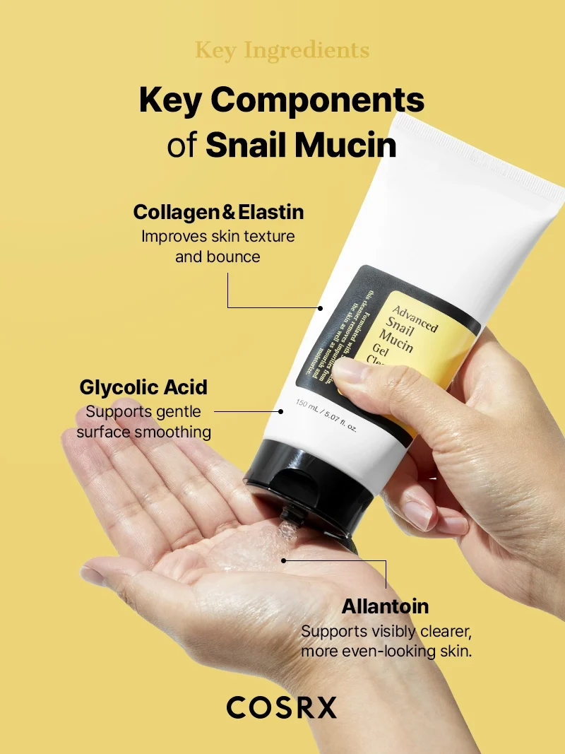 Cosrx Advanced Snail Mucin Gel Cleanser 150Ml - Image 3