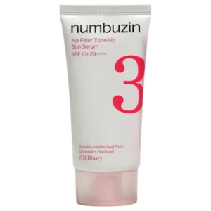 Numbuzin No.3 No Filter Tone Up Sun Serum SPF50+ PA++++ (01 Blur) 50Ml