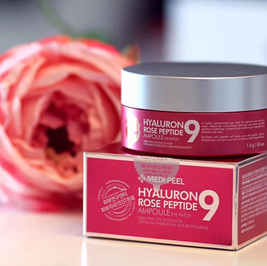 Medipeel Hyaluron 9 Rose Peptide Ampoule Eye Patch - Image 3
