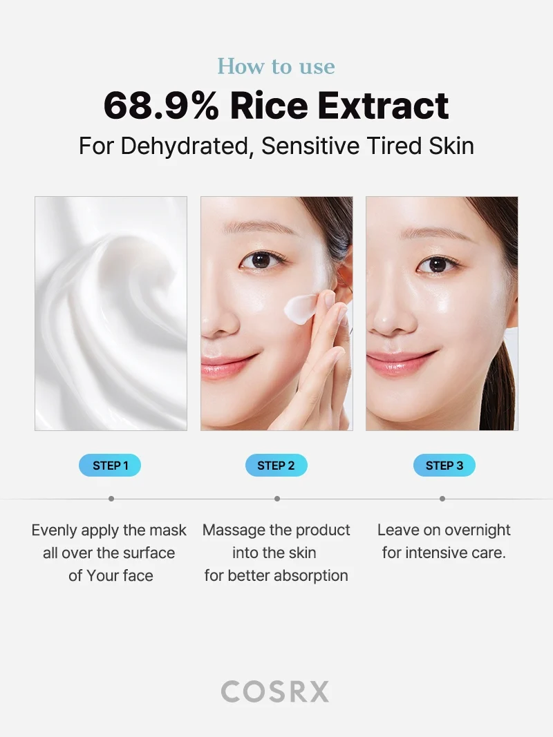 Cosrx Ultimate Nourishing Rice Overmight Spa Mask 60Ml - Image 5