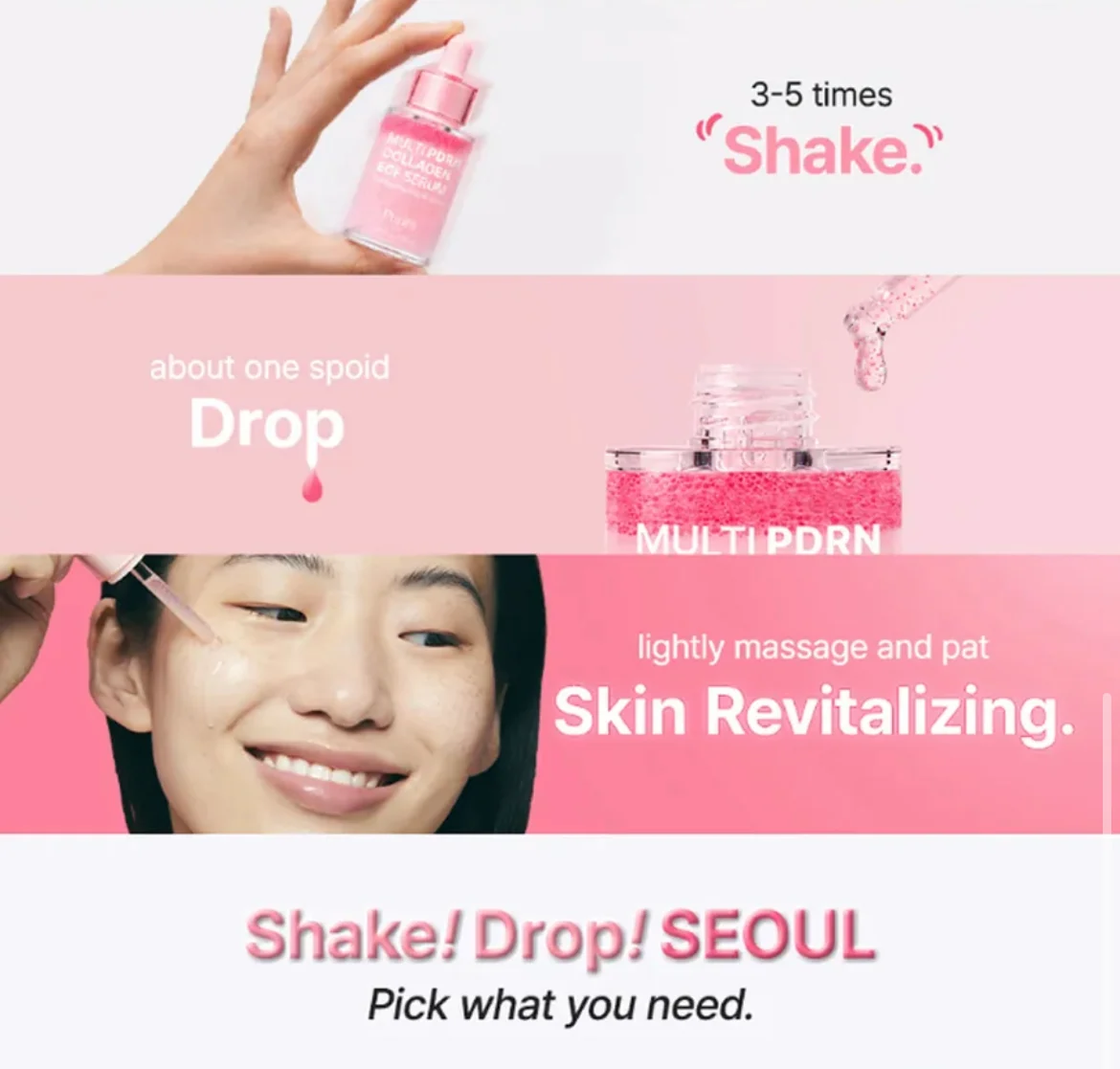 Purito Seoul Multi PDRN Collagen EGF Serum 30Ml - Image 3