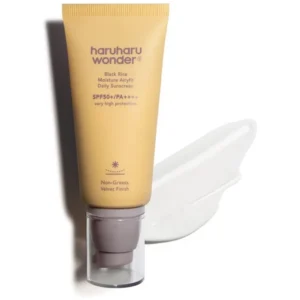 Haruharu Wonder Black Rice Moisture Airyfit Daily Sunscreen SPF50+/PA++++ 50Ml
