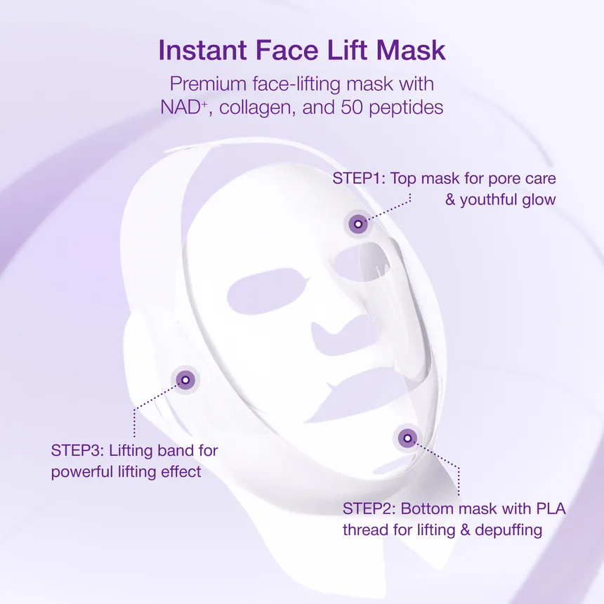 Numbuzin No.9 NAD+ Bio Lifting-Sil Full Face Mask - Image 4