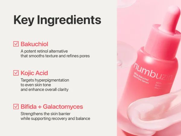Numbuzin No.3 Bifida Bakuchiol Zero Pore Serum 30Ml - Image 5