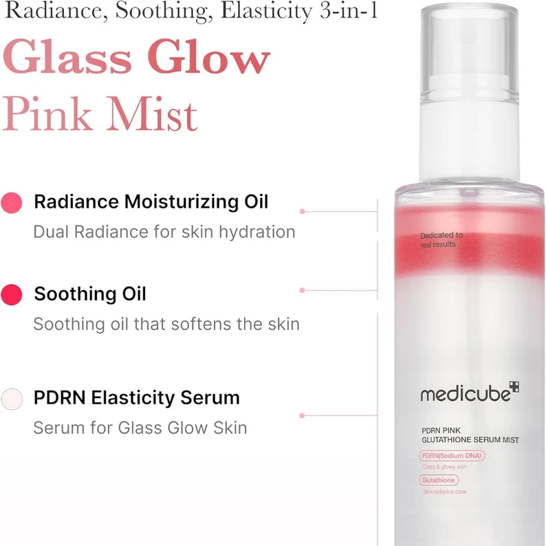 Medicube Pdrn Pink Glutathione Serum Mist 100Ml - Image 3