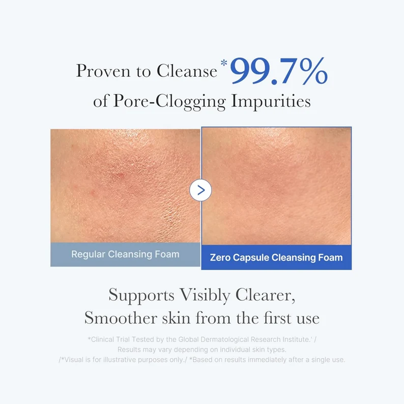 Medicube Zero SA Clear Capsule Cleansing Foam 120g - Image 3