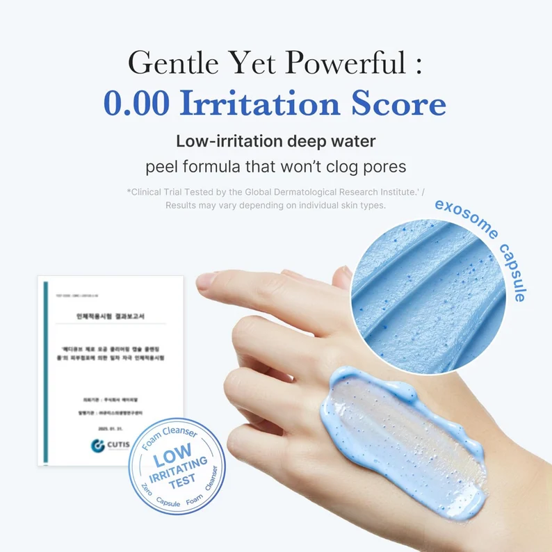 Medicube Zero SA Clear Capsule Cleansing Foam 120g - Image 6