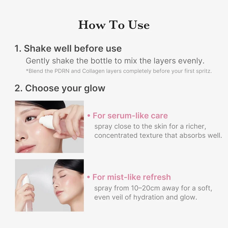 Medicube PDRN Pink Collagen Glow Jelly Mist Serum 100Ml - Image 6