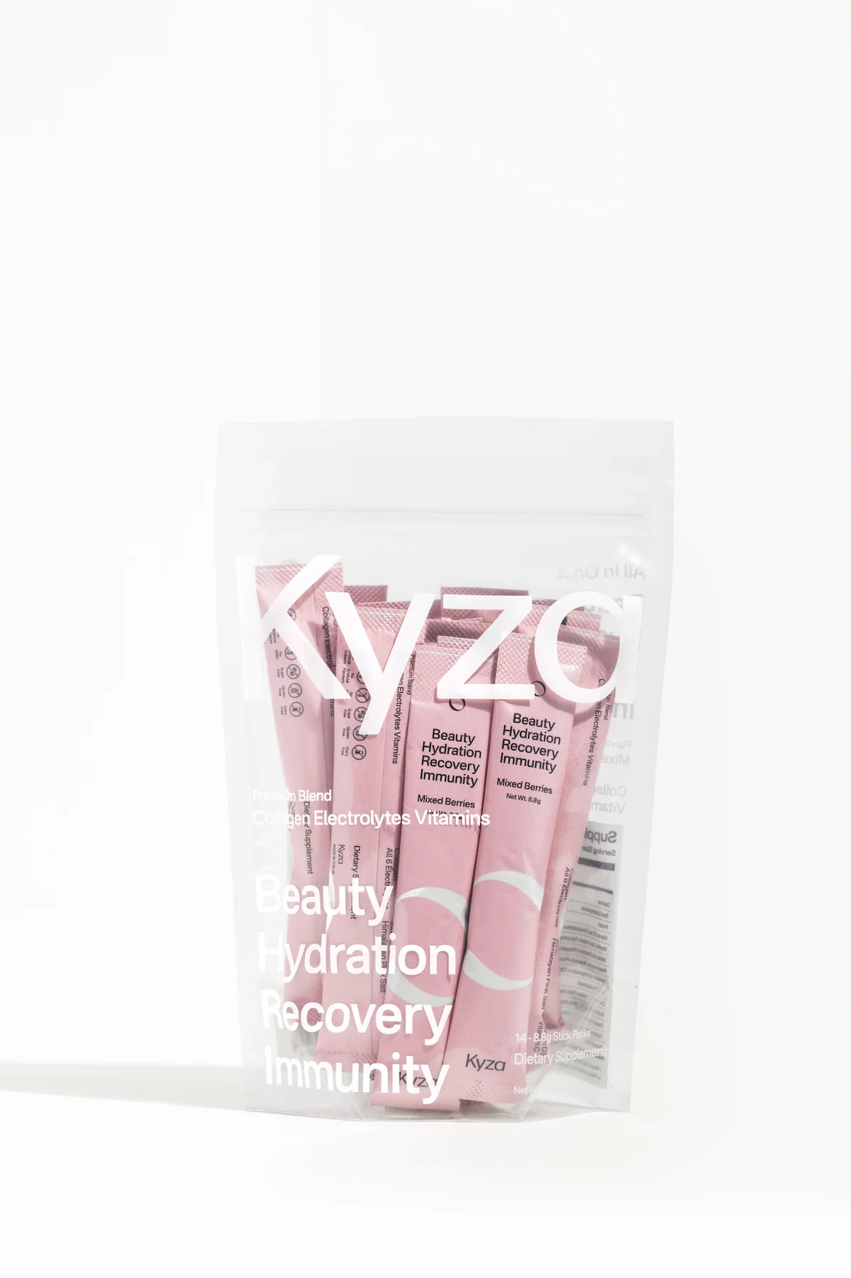 Kyza Drink Collagen Electrolytes Vitamins (Mixed Berry) 14*8.8g