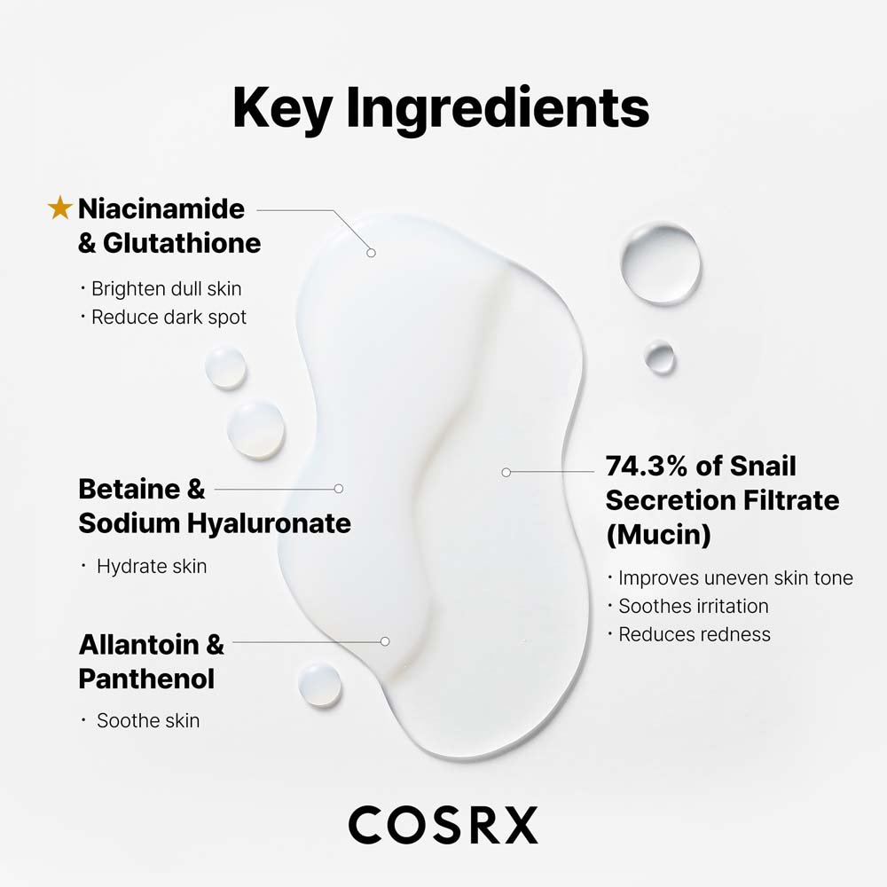 Cosrx Advanced Snail Radiance Dual Serum 80Ml - Image 5