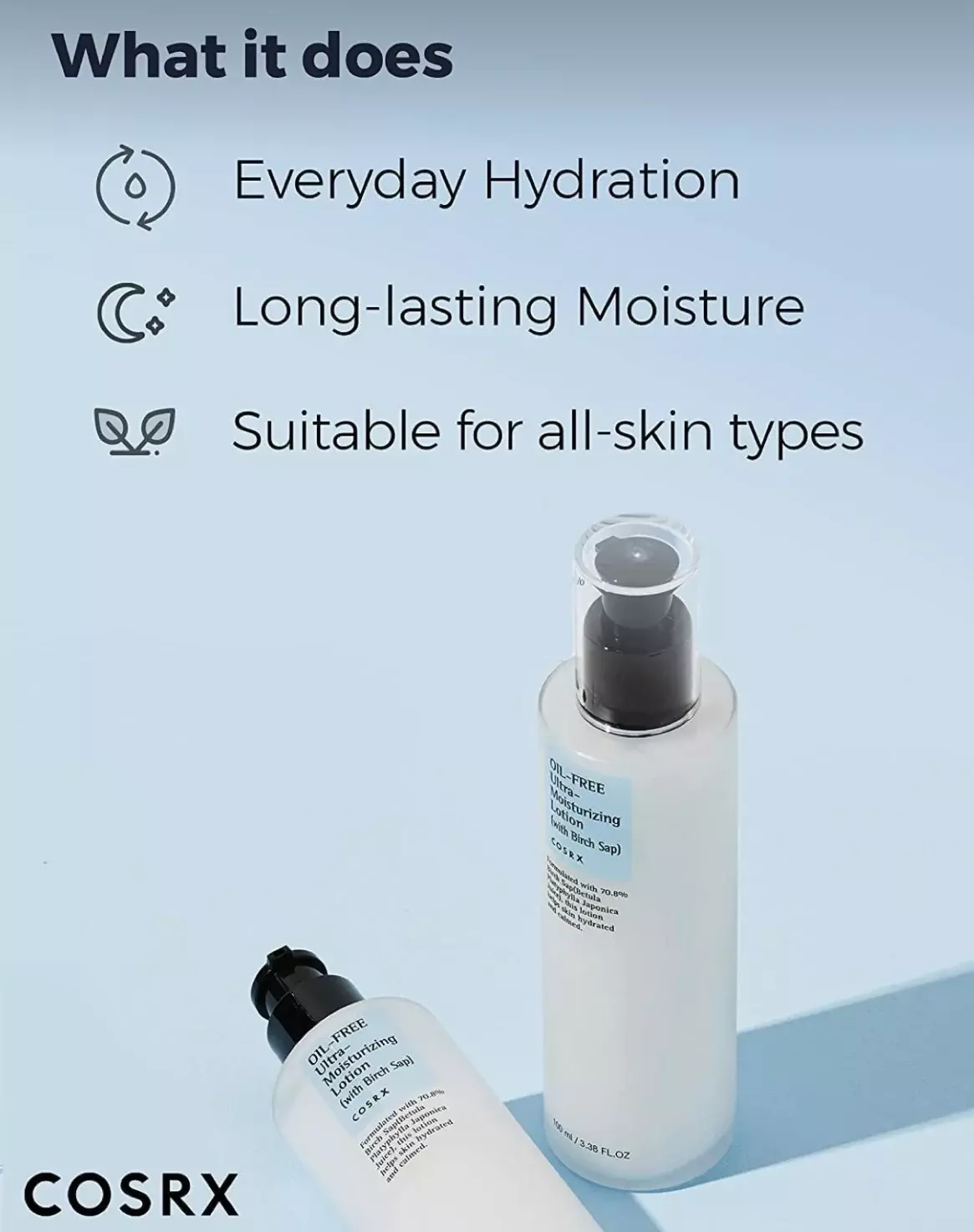 Cosrx Oil-Free Ultra Moisturizing Lotion with Birch Sap 100Ml - Image 4