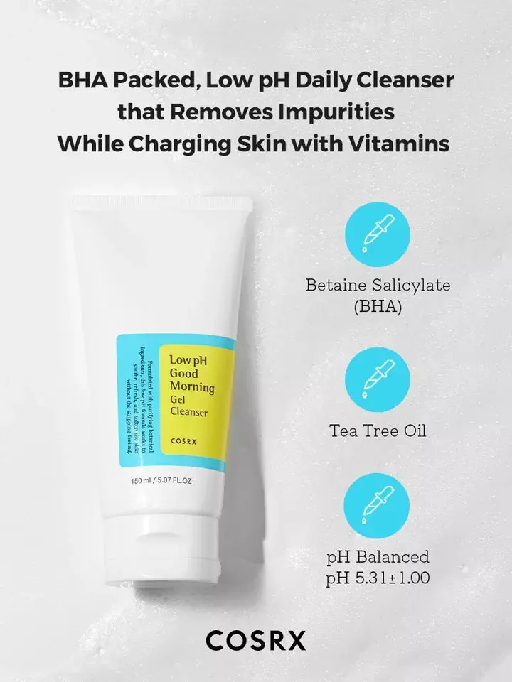 Cosrx Low PH Good Morning Gel Cleanser 150Ml - Image 2