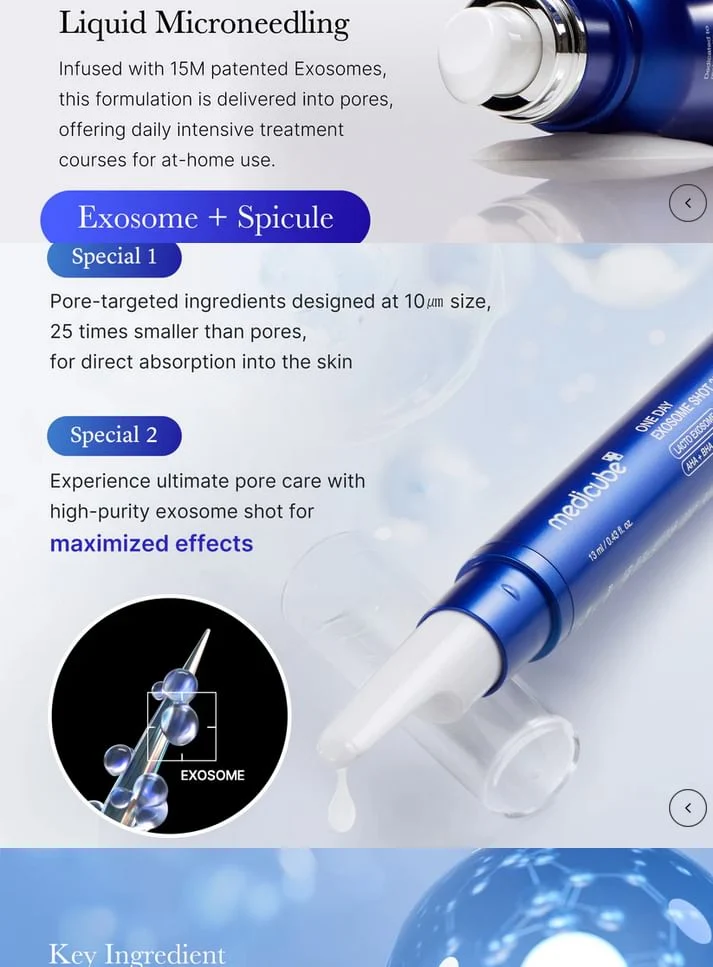 Medicube One Day Exosome Ampoulle Shot25000 13Ml - Image 5