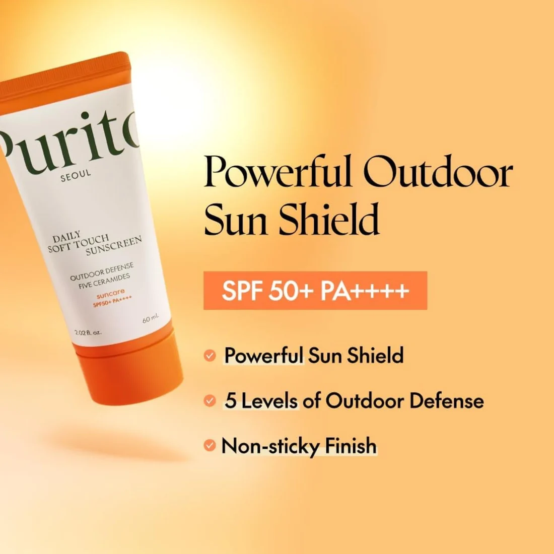 Purito Daily Soft Touch Sunscreen SPF50+ PA++++ 60Ml - Image 3