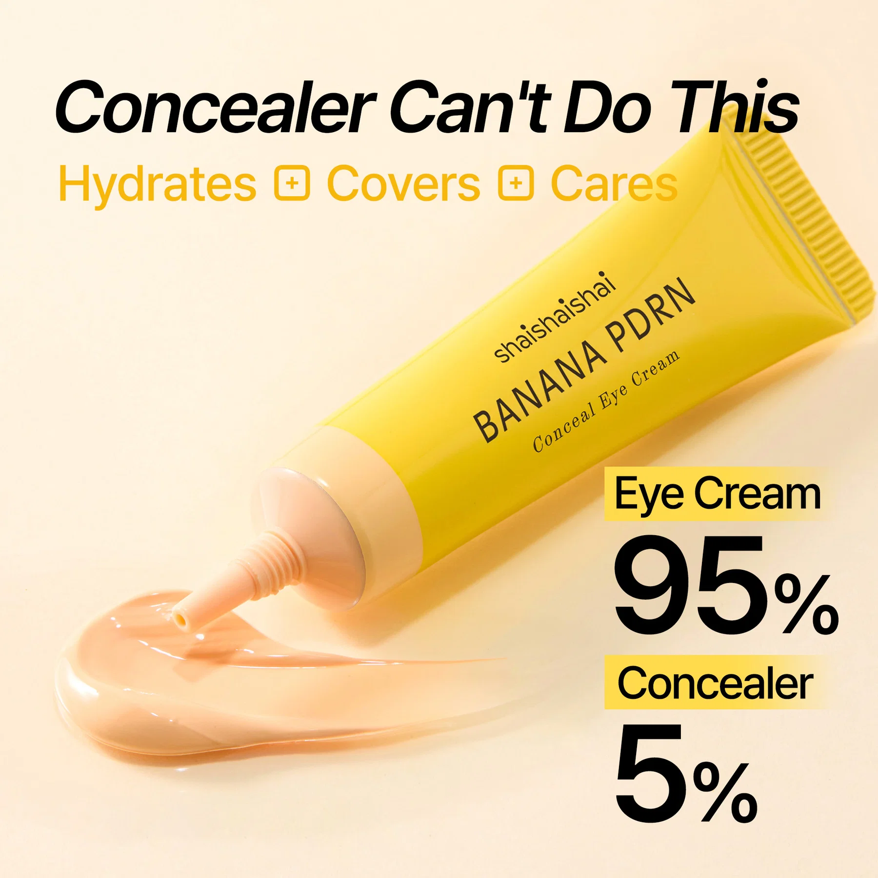 Shaishaishai Banana Pdrn Conceal Eye Cream #3 Latte 15g - Image 3