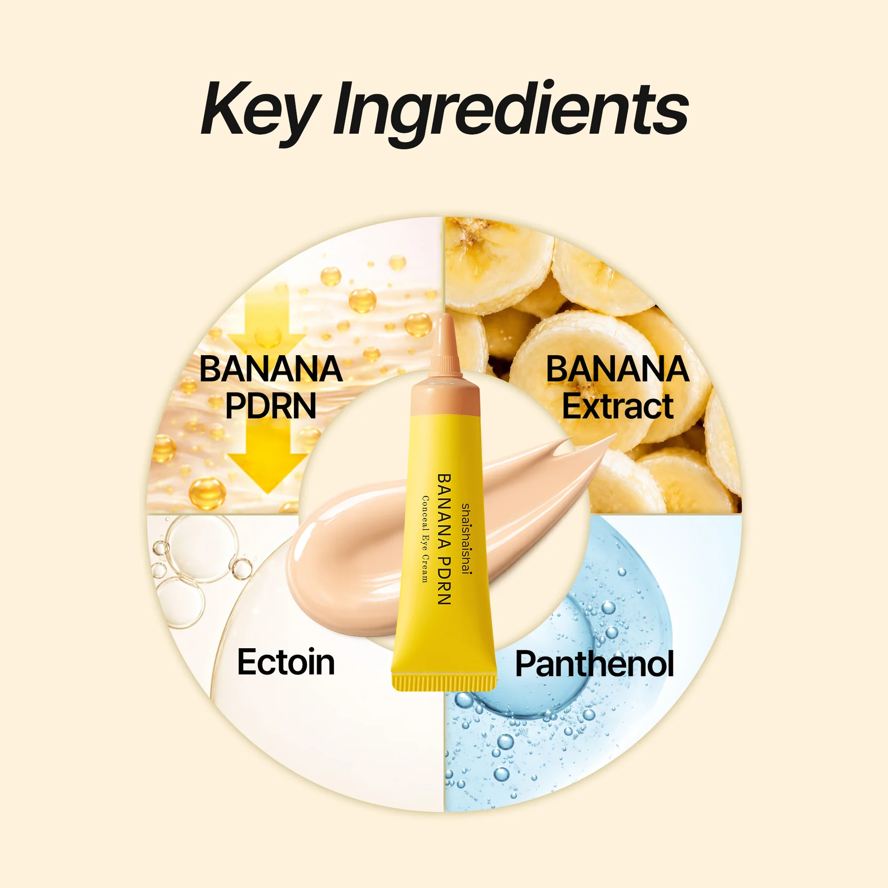 Shaishaishai Banana Pdrn Conceal Eye Cream #3 Latte 15g - Image 5