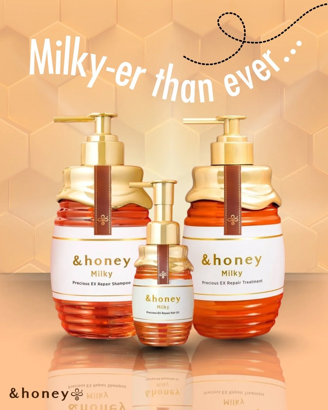 &Honey Milky Procious Ex Repair Hair Oil 105Ml - Image 3