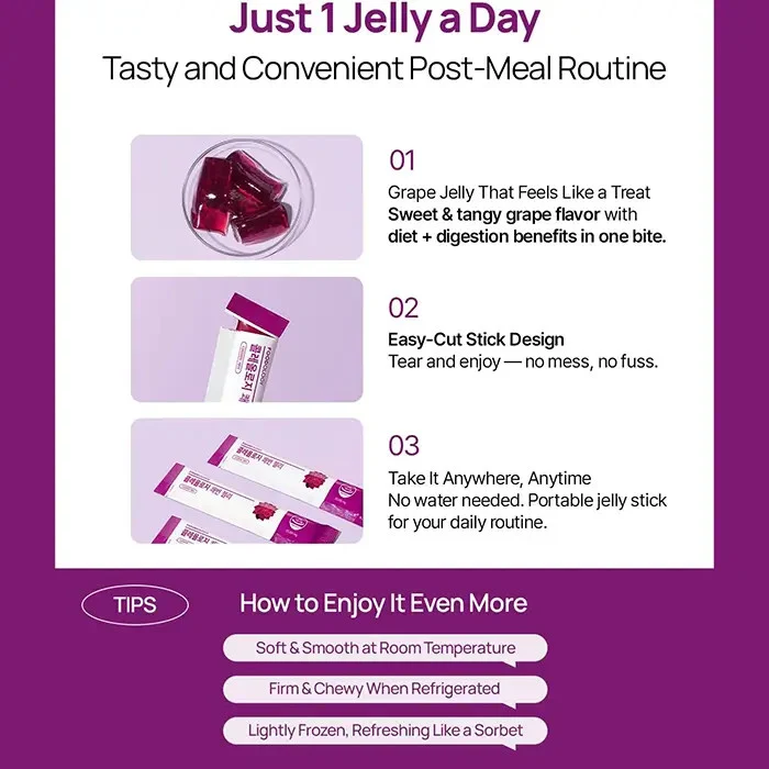 Foodology Coleology Bowel Movement Jelly (10 Sticks) - Image 4