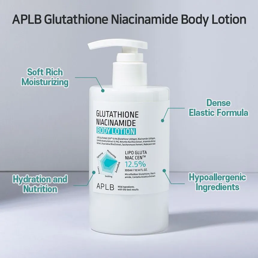 APLB Glutathione Niacinamide Body Lotion 300Ml - Image 5