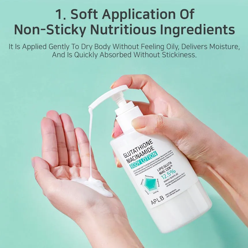 APLB Glutathione Niacinamide Body Lotion 300Ml - Image 6