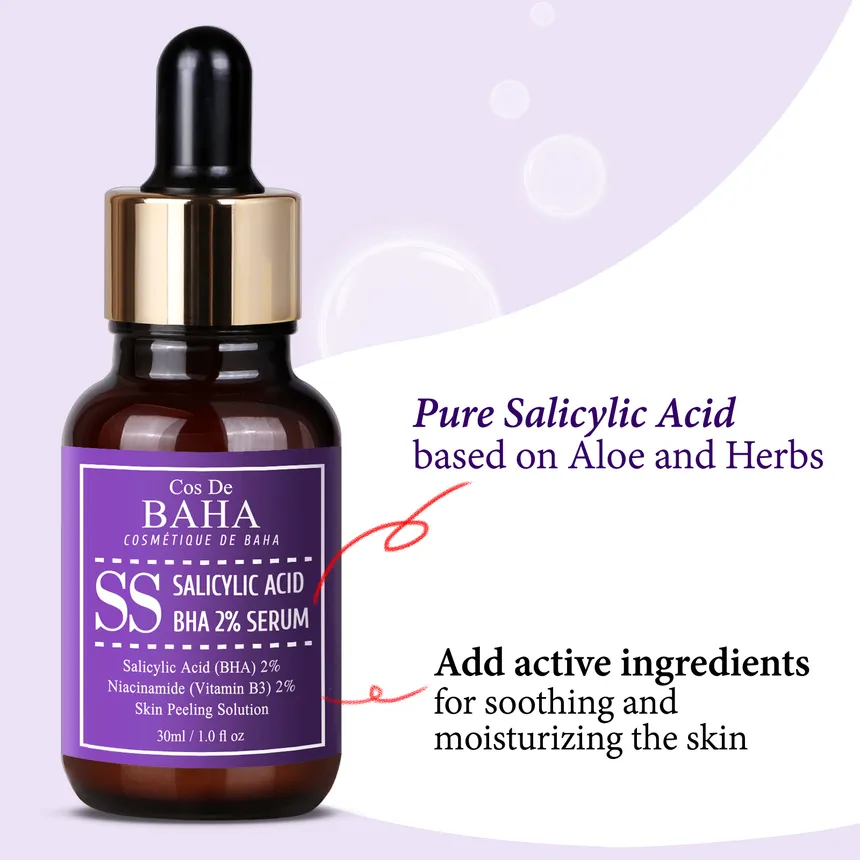 Cos De Baha S4 Salicylic Acid + BHA 4% Serum 30Ml - Image 2