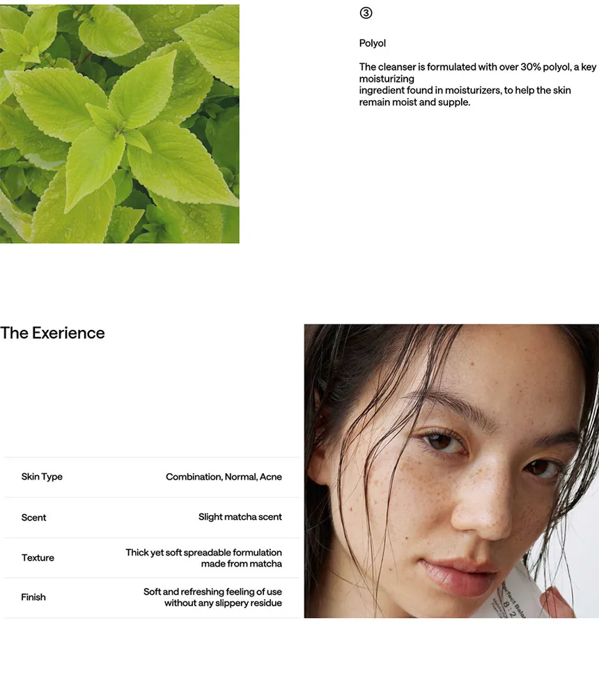 B.Lab Perfect Balance Matcha Hydrating Foam Cleanser 120Ml - Image 4