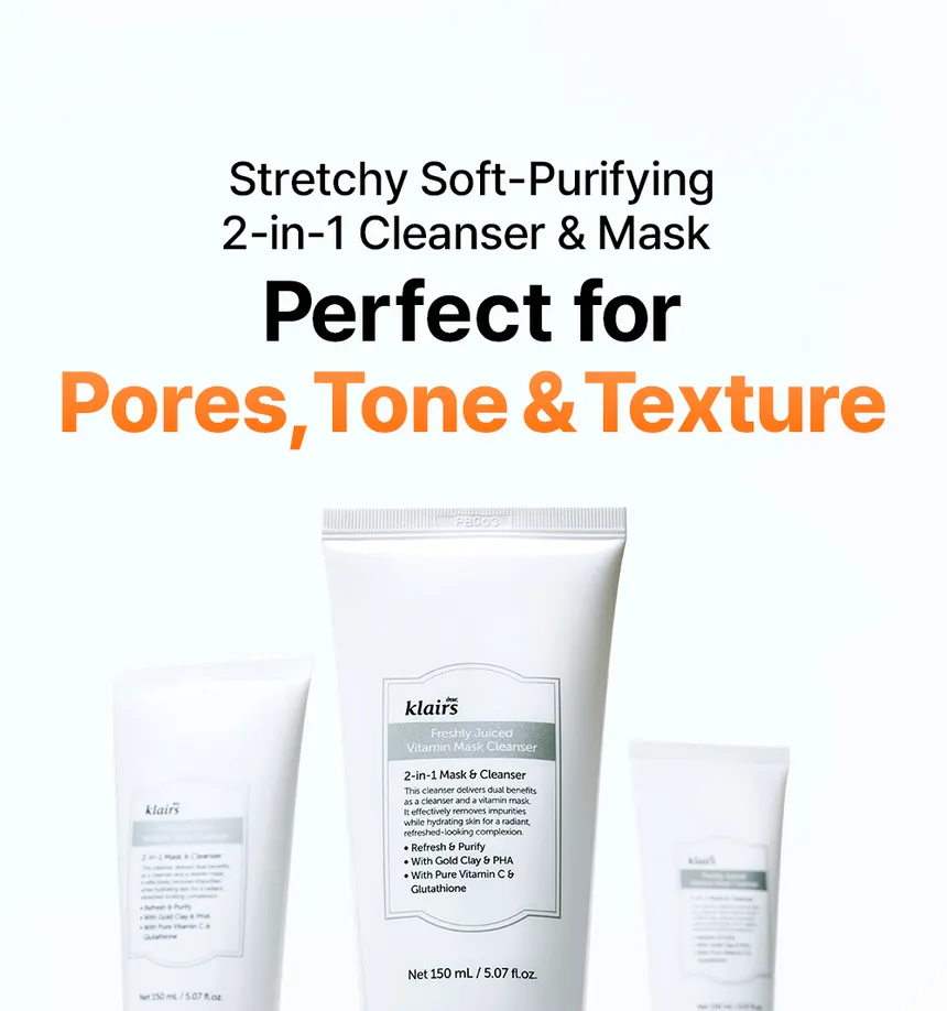 Dear, Klairs Freshly Juiced Vitamin Mask Cleanser 150Ml - Image 5