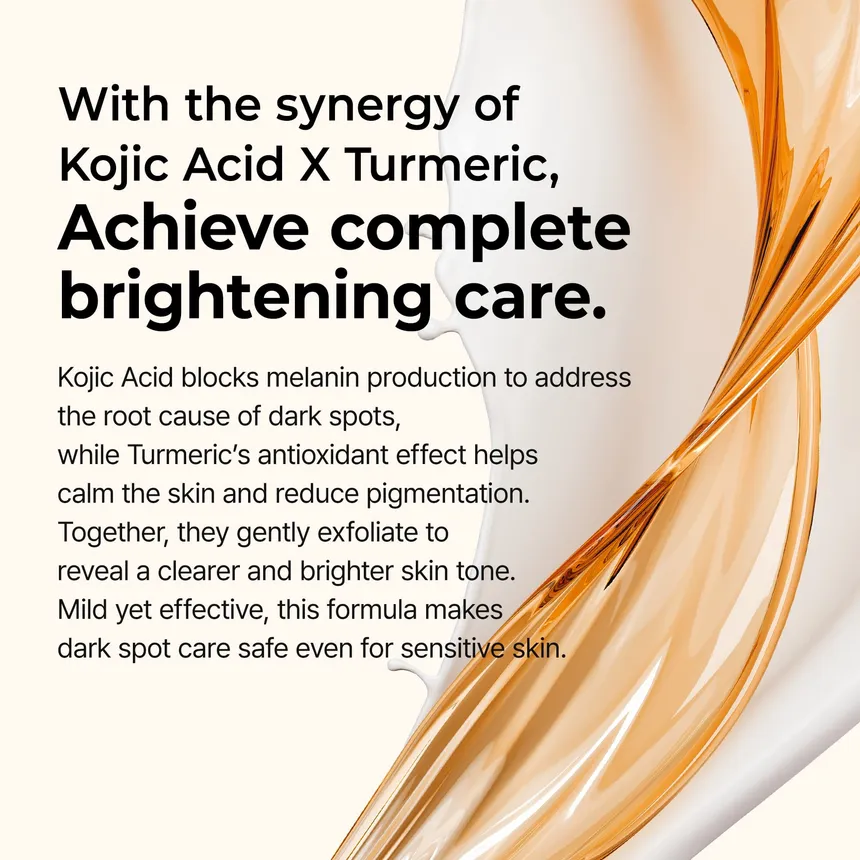 Dr. Melaxin Peel Shot Exfoliating Kojic Acid Turmeric Serum 80Ml - Image 6