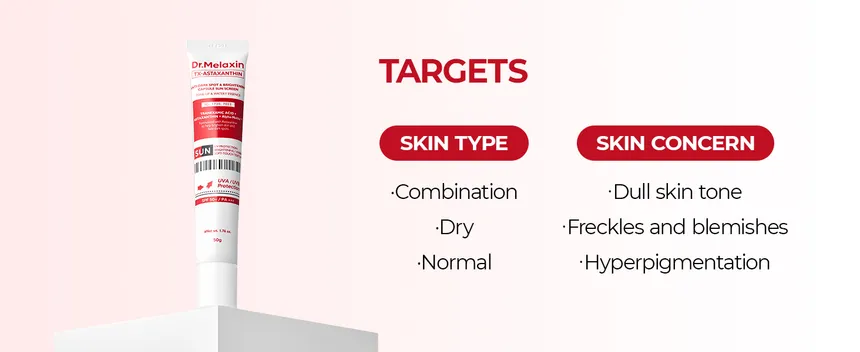 Dr.Melaxin TX-Astaxanthin Anti-Dark Spot & Brightening Capsule Sun Screen 50g - Image 4