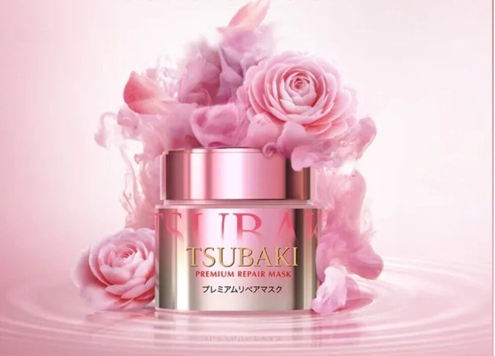Tsubaki Premium Repair Mask Pink Camellia 180g - Image 2