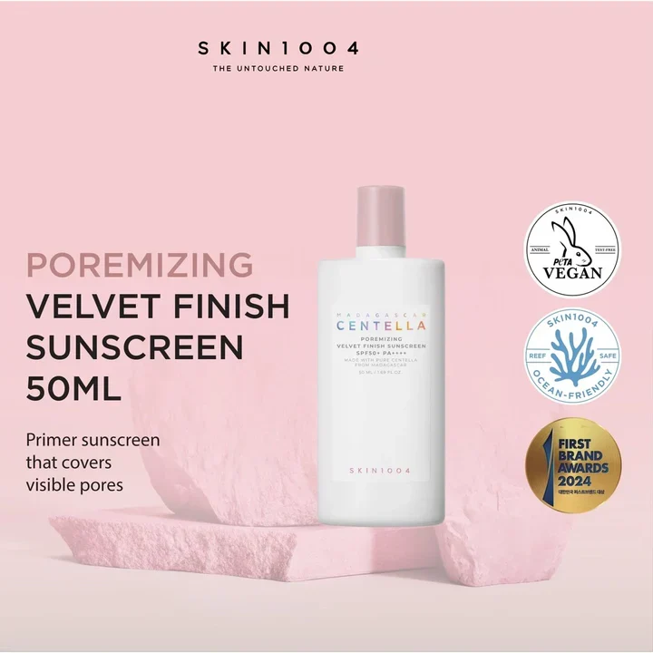 Skin1004 Centella Poremizing Velvet Finish Sunscreen SPF50+ PA++++ 50Ml - Image 3