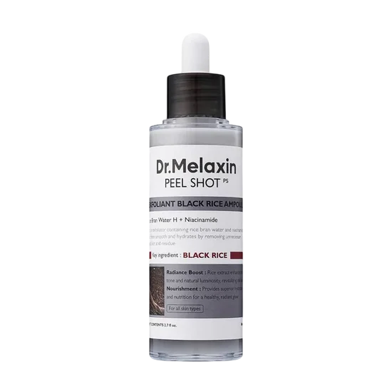 Dr. Melaxin Peel Shot Exfoliating Black Rice Ampoule 80Ml